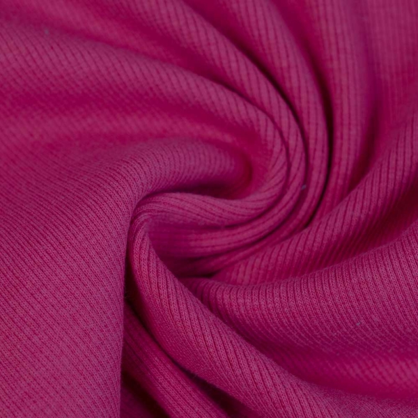 50cm Zuschnitt Ripp Bündchen pink