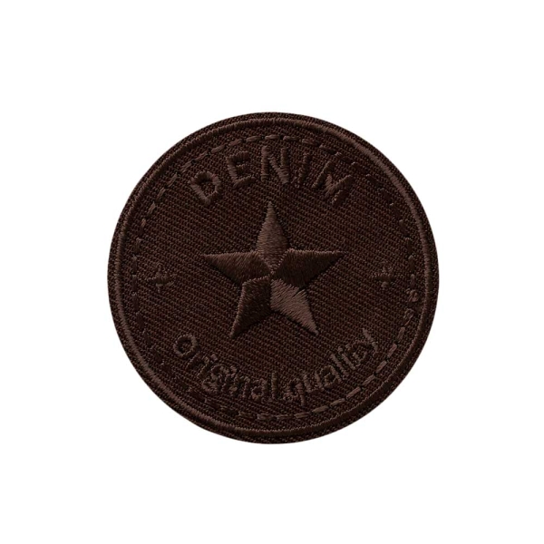 Applikation Denim Original braun