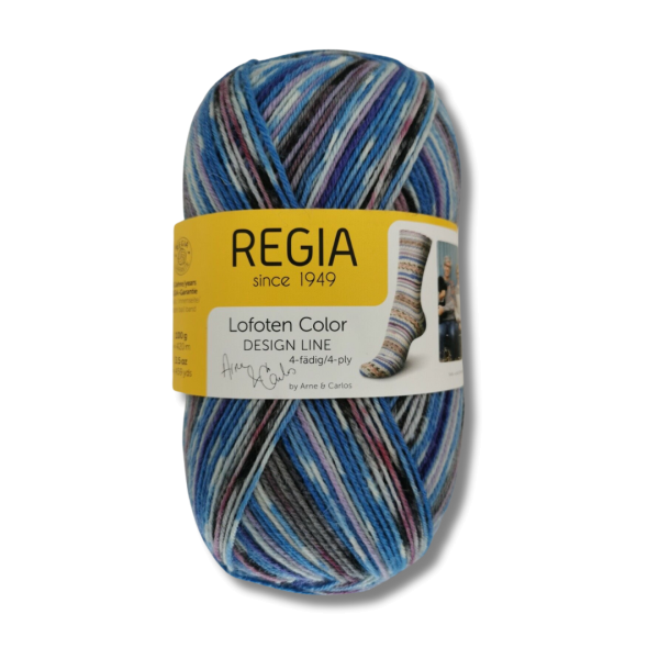 Regia150gr 6-fädig Lofoten Color 4012