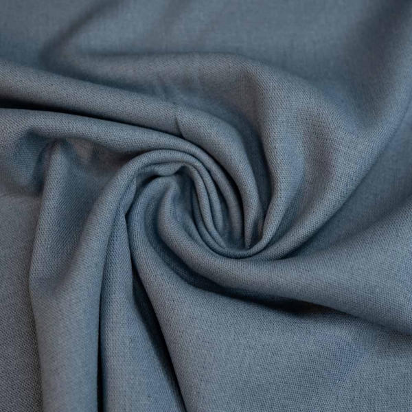 Viskose Leinen Stretch jeansblau