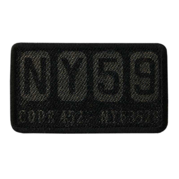 Applikation NY59 schwarz Jeans