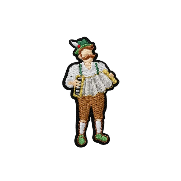 Applikation Mann in Tracht