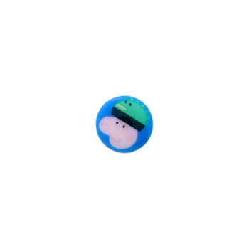 Prym Kinderknopf Peppa Wutz15mm marine