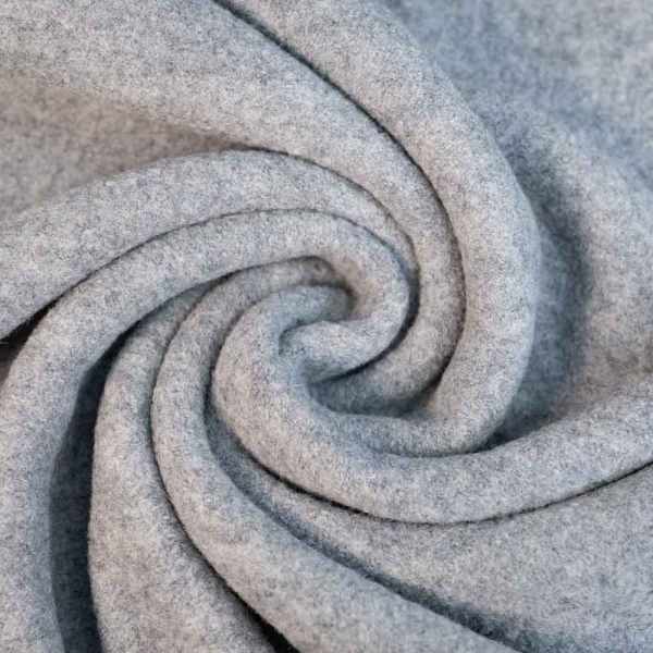 Woll Walkloden Wanda hellgrau