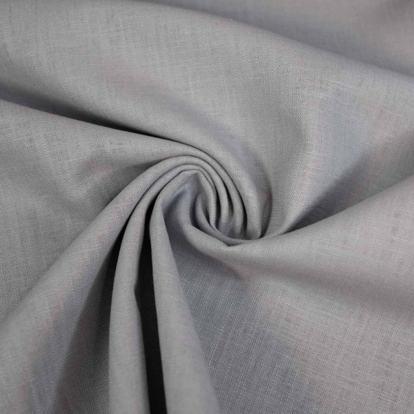 Premium Leinen mittelgrau