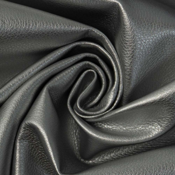 Metallic Soft Kunstleder anthra Deluxe