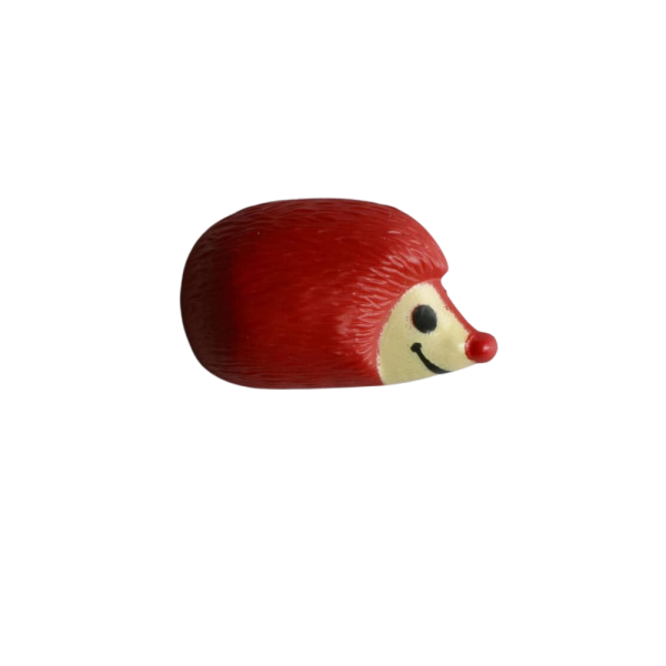 Kinderknopf Igelchen 18mm rot