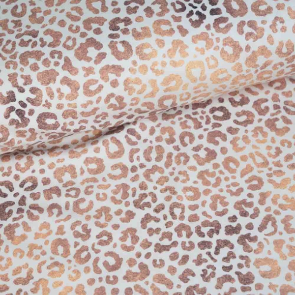 Bio French Terry Aquarell Leo beige