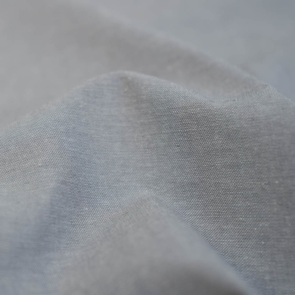 Baumwoll Popeline MELIERT hellgrau