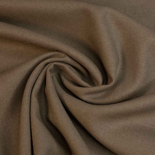 Viskose Leinen Stretch taupe
