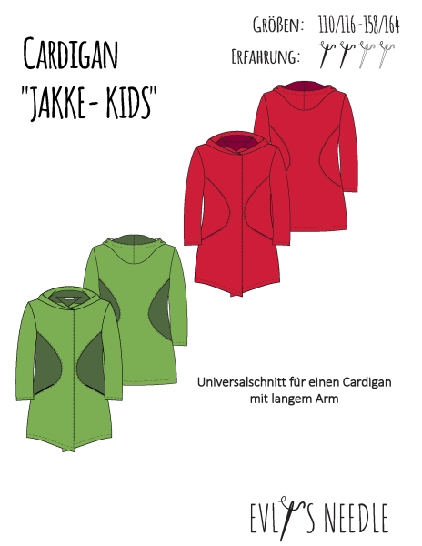 eBook JAKKE KIDS Kinder-Cardigan