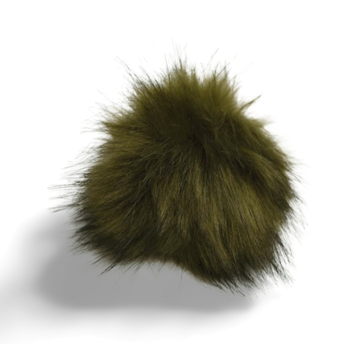 Evlis Bommel 100% Kunsthaar khaki