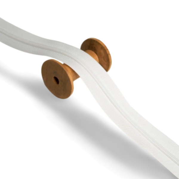 Reißverschluss 6,4mm weiß