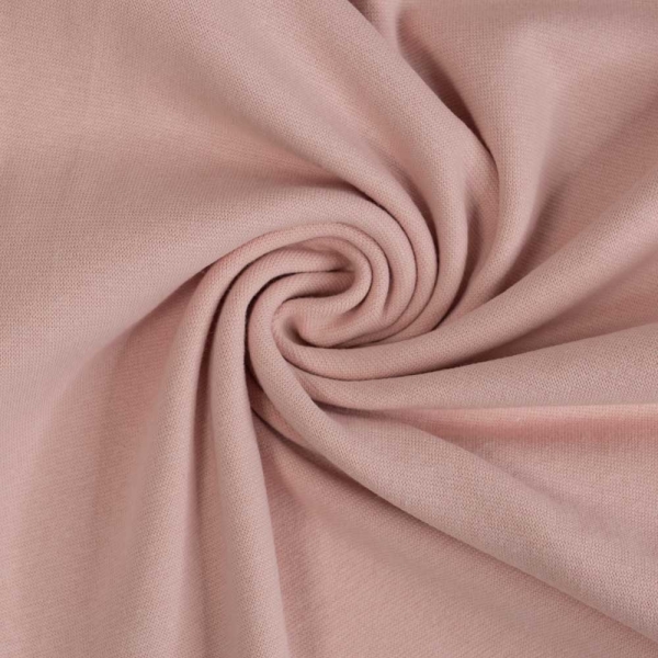 50cm Zuschnitt Feinstrick Bündchen salmon