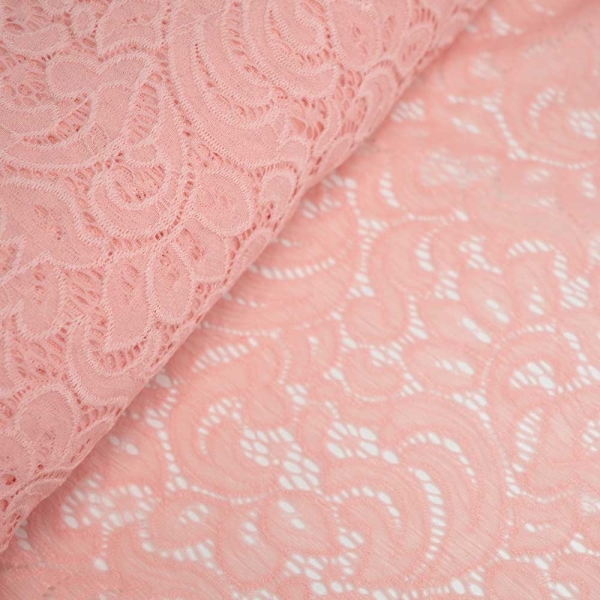 Italienische Spitze STRETCH rosa