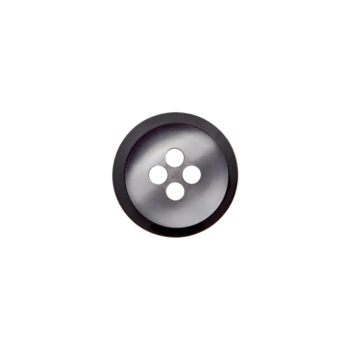 Prym Modeknopf schimmernd 15mm grau