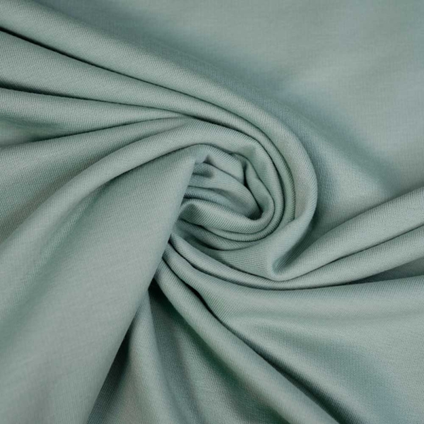 Baumwolljersey Uni Lena dusty mint