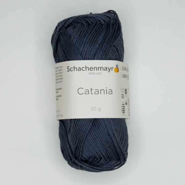 Wollknäuel Baumwolle Catania jeansblau dunkel