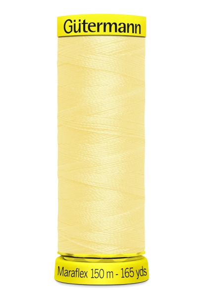 Elastisches Garn Gütermann Maraflex 150m hellgelb Nr. 325