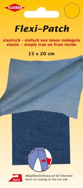 Kleiber Flexi-Patch 15x20cm jeans mittelblau