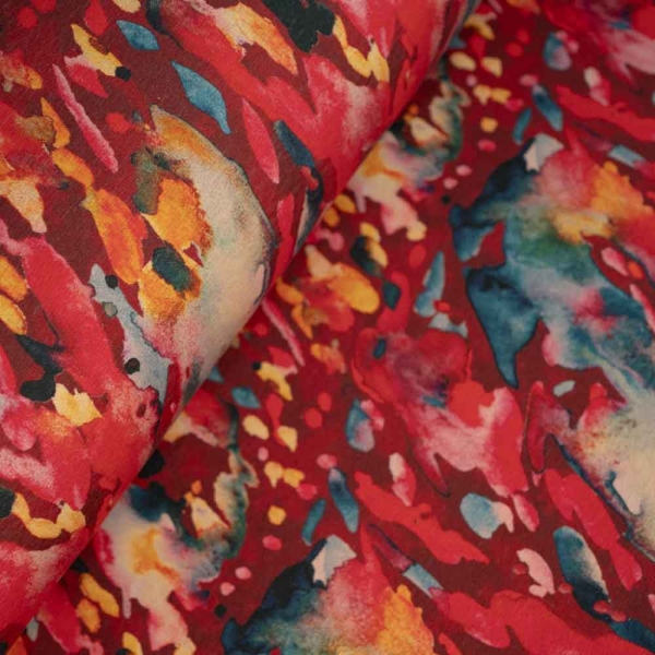 Alpensweat Kleckse bordeaux