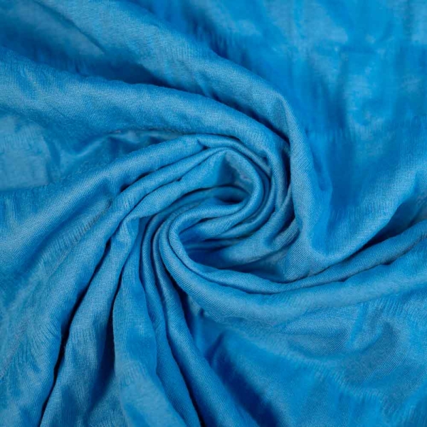 Baumwolljersey Smoked-Stripes blau