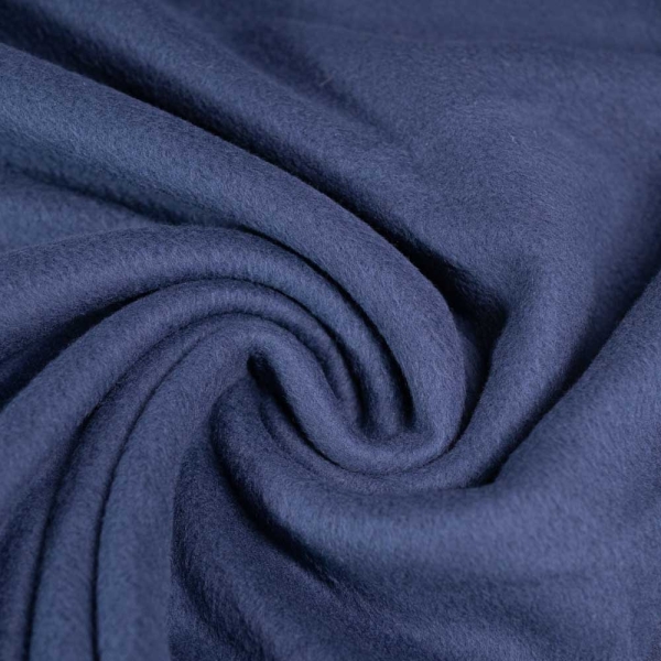 Bio Baumwoll Kuschelfleece navy