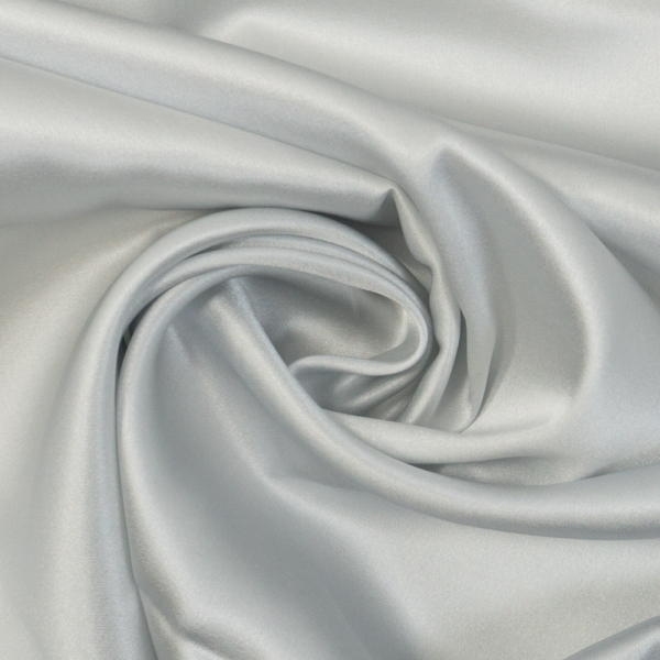 Italienische Seide Stretch Deluxe silvergrey