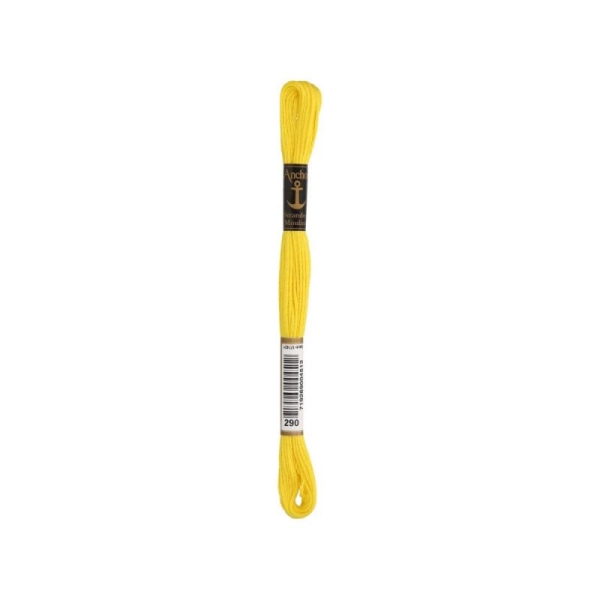 Anchor Sticktwist Garn 6-fädig gelb