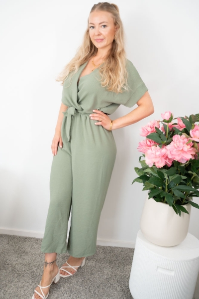 Jumpsuit Betti khaki