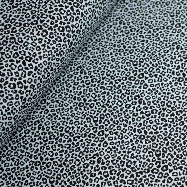 Baumwolljersey Leo jeansblau hell