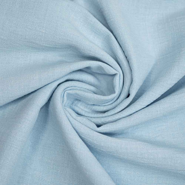 Viskose Leinen Vintage Look jeansblau hell