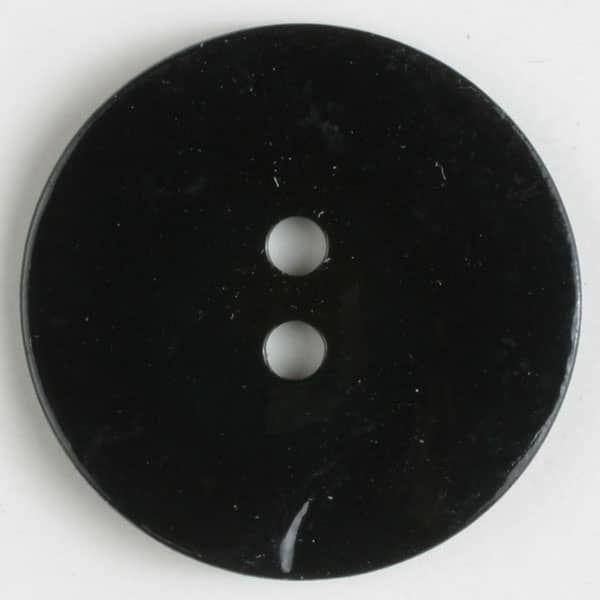 Perlmuttknopf 15mm schwarz