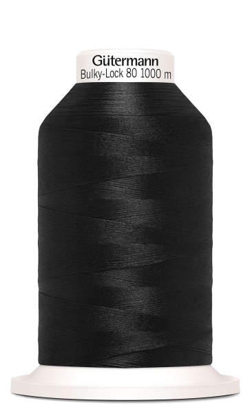 Bauschgarn Bulky-Lock schwarz 1000m Gütermann