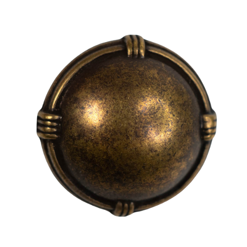 Metallknopf 28mm altmessing