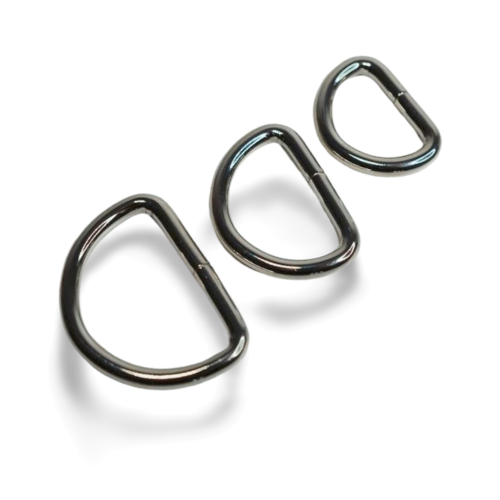 EvLis D-Ring Massiv silber 25/30/40mm