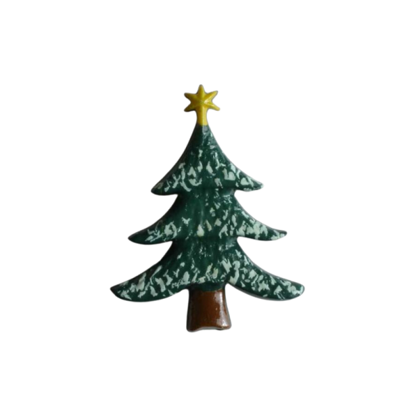 Kinderknopf Weihnachten Tannebaum 25mm