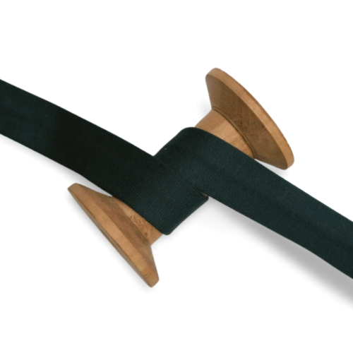 Baumwolljersey Schrägband Lena schwarz