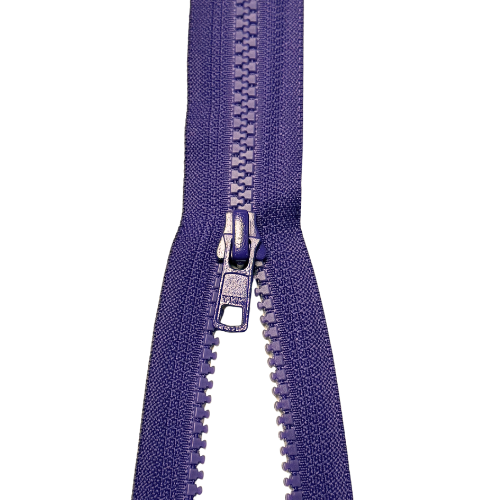 YKK teilbarer Reißverschluss Jacken Krampe lila