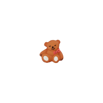 Prym Kinderknopf Bärchen 19mm beige