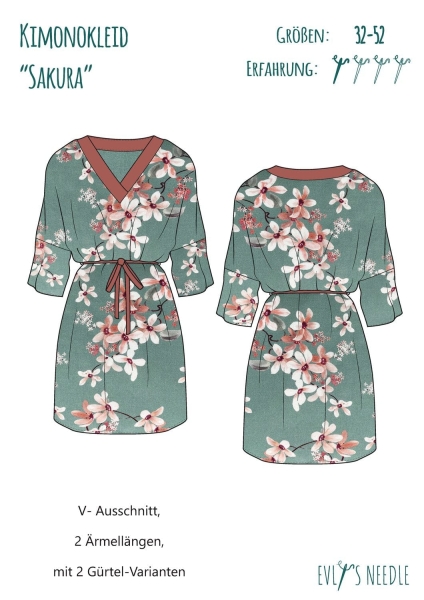 eBook SAKURA Kimono-Kleid