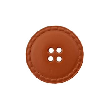 Prym Lederknopf 18mm braun