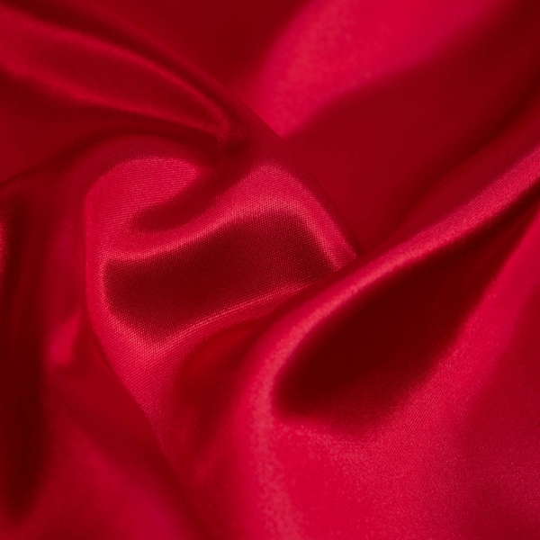 Satin Glänzend rot
