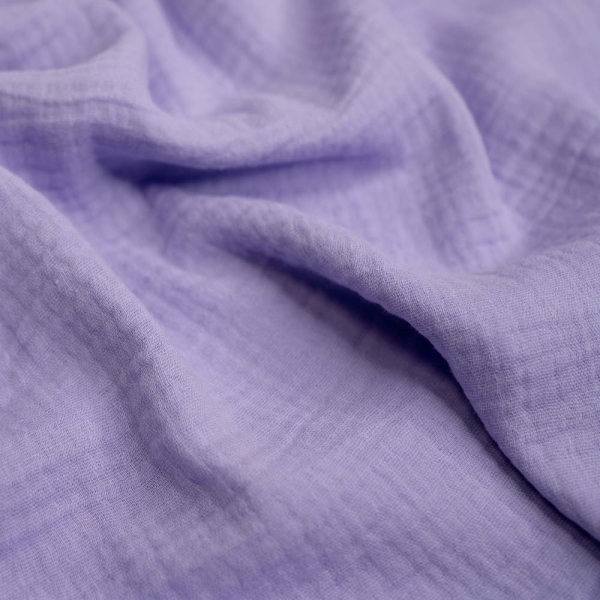 Musselin Double Gauze Amelie flieder