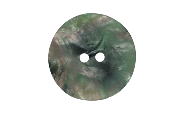 Modeknopf Marmor schimmernd 15mm grün/rosa