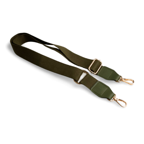 EvLis Taschengurt Fertig Set 3,5cm khaki gold