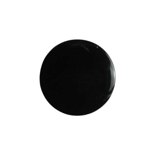 Modeknopf 10mm glänzend schwarz