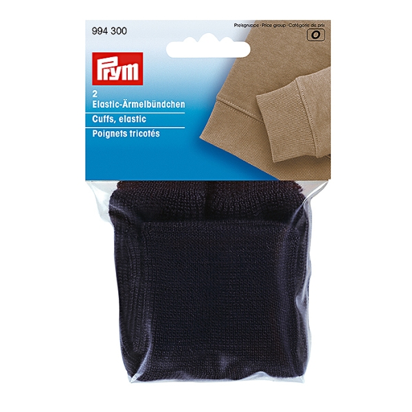 Prym Elastic-Ärmelbündchen schwarz