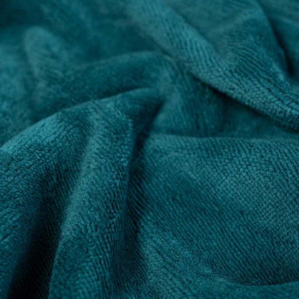 Bamboo Fleece Doubleface blaupetrol