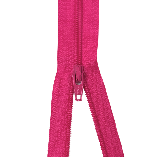 YKK nicht teilbarer Reißverschluss kleine Spirale pink